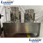 Hydraulic Lifting PLC Cosmetic Manufacturing Equipment Used For Ointments ABB