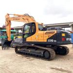 Used 2021 Hyundai 220 Crawler Excavator 22 Ton with Cummins Engine in Good