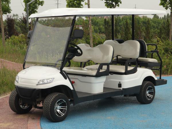 Buy cheap Factory Price White 6 Person 35 Mph Electric Golf Cart Club Car ODM OEM Lead-Acid Battery from wholesalers