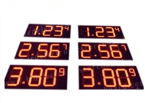 Buy cheap Outdoor 16'' Led Fuel Price Signs , Led Gas Price Display Waterproof from wholesalers