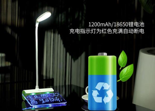 Buy cheap ABS Modern LED Table Lamps Long Service Life Dim Lighting Flexible Metal Hose Twistable from wholesalers