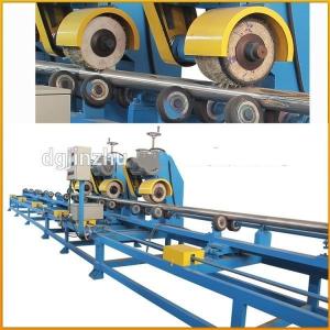 Wholesale 4kw*3 Flat Bar Polishing Machine , Automatic Metal Polisher Machine from china suppliers