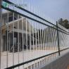 Buy cheap Galvanized Powder Coated Black Welded Metal Pipe Steel Fence Wrought Iron Fence Panels from wholesalers