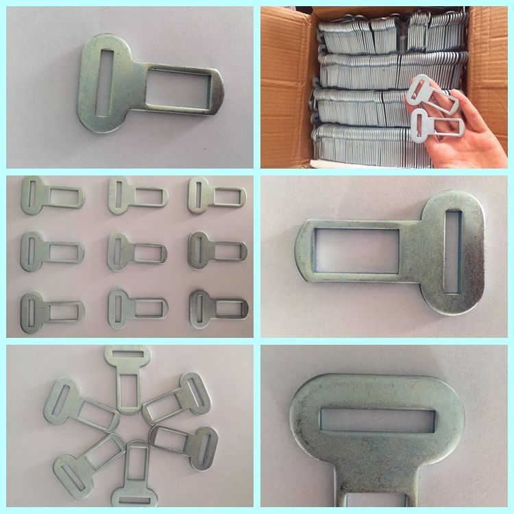Safety Metal Car Spring Seat Belt Buckle Car Vehicle Seat Belt Harness Car Clip Belt Buckles
