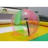 Buy cheap Durable 1.0mm PVC Inflatable Water Ball Large Transparent Multicolored Strips from wholesalers