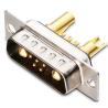 Buy cheap 7w2 power+signal D-SUB combo plug male pin connector hold on 10/20/30/40 amps solder type for cable assembly from wholesalers