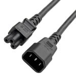 RY Connector Adapters C14 To C5 Power Adapter Cord 7a 250v 18 Awg