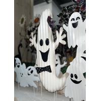 Buy cheap Outdoor Metal Halloween Ornaments Garden Statues Lifelike Ghost Plug In product