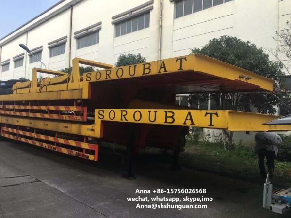 Buy cheap Heavy Duty Used Truck Trailers , Lowboy Low Bed Semi Second Hand Truck Trailers from wholesalers