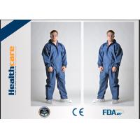 Buy cheap Breathable Disposable Coveralls Protective Suit With Hood And Boot Cover Acid product