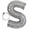 Buy cheap 12 Inch 300 MM Flexible Aluminum Air Duct / Fire Resistant Hose HVAC Parts from wholesalers