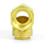 DN32 DN15 Metal Connector Brass Horizontal Non Return Swing Check Valve