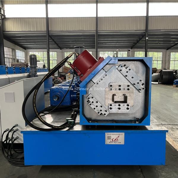 Buy cheap Gear Box Drive C Post Channel Roll Forming Machine Thickness 5.0mm from wholesalers