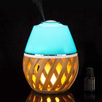 Buy cheap Hotel Flame Light Elegant Aromatherapy Wood Grain Essential Oil Diffuser product