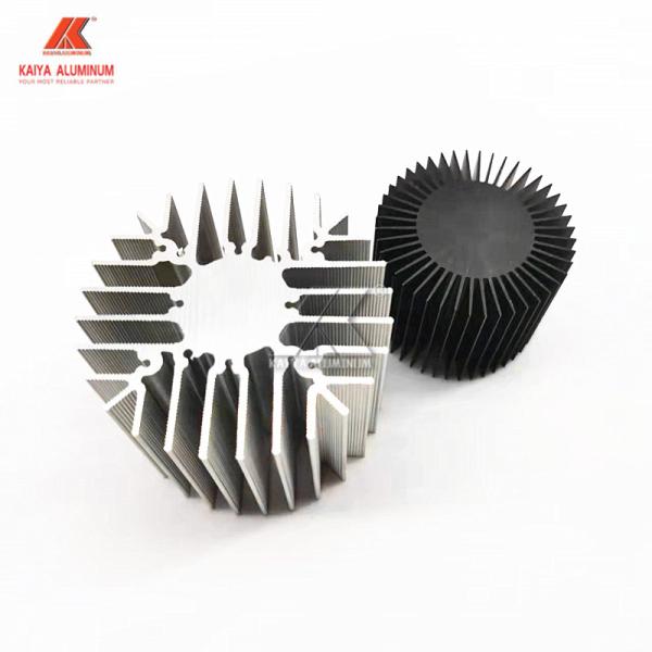 Buy cheap Round Anodized Heat Sink Aluminum Profiles 6063 T5 AL Grade from wholesalers