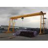 Buy cheap Customized MH Model 16Ton Steel Launching Single Girder Goliath Gantry Crane from wholesalers
