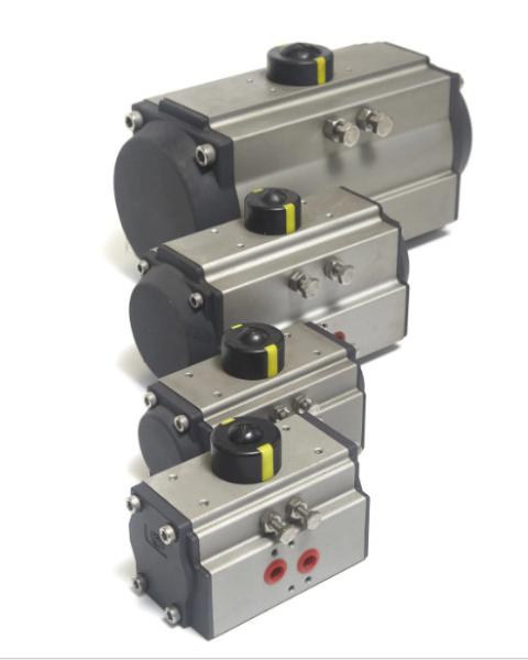 2 Bar 8 Bar Pressure Range Pneumatic Rack And Pinion Actuator with Install