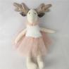 Buy cheap PP Cotton Christmas Plush Toys Baby Huggable Loveable Skirt Elk Stuffed Animal from wholesalers