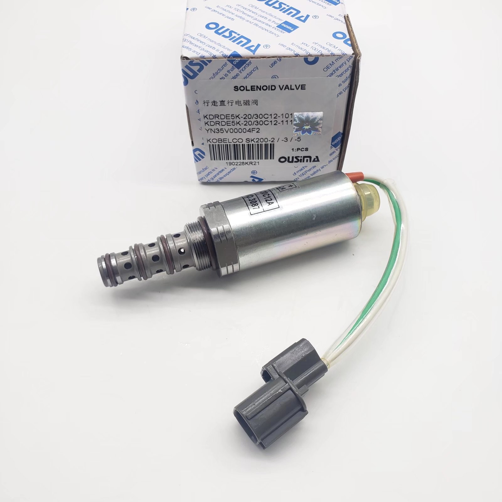 Hydraulic Excavator Solenoid Valve KDRDE5K-20 30C12-101 KDRDE5K-20 30C12-111