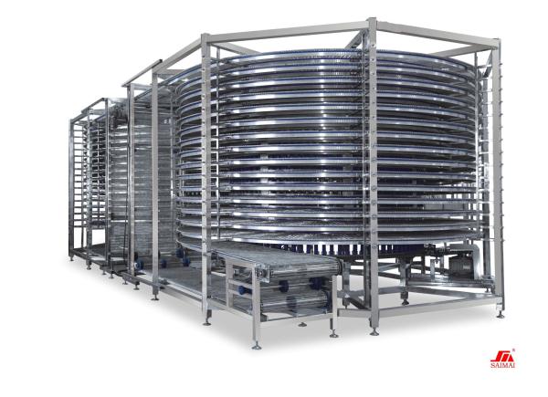 Buy cheap 304 Stainless Steel Endless Conveyor Belt Toast Bread Baking Cooling Towers from wholesalers