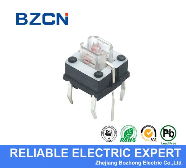 Buy cheap LED Light Illuminated Waterproof Tactile Switch DIP Momentary 5 Pin Push from wholesalers