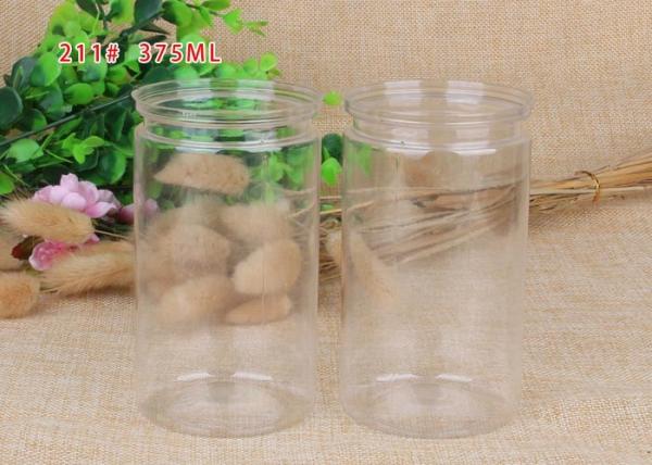 Buy cheap 375ml Durable Clear Plastic Cylinder Anti - Oil Anti - Oxygen For Cookies from wholesalers