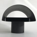 Accurate Pellet Stove Chimney Pipe Mini Rain Cap Black Powder Coating