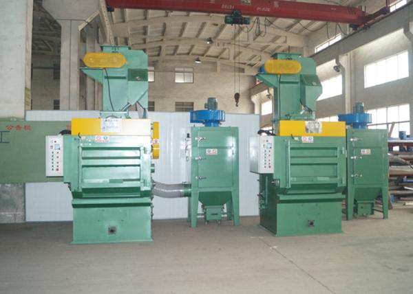 Buy cheap Tumble Belt Automatic Shot Blasting Machine , 200L Volume Industrial Shot Blaster from wholesalers