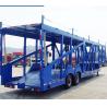 Buy cheap 30 40 50 Ton Car SUV Cargo Carrier Transport Semi Trailer with ABS Ebs and Tire Triangle from wholesalers