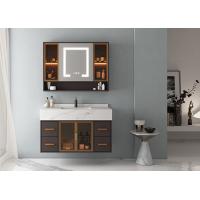 Buy cheap Modern Luxury Wall Hung Floating Bathroom Vanity Units Cabinet HD Smart LED product