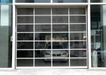 Aluminum Frame Transparent Glass Panel Sectional Garage Doors