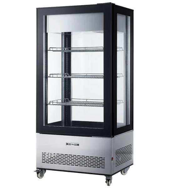 Buy cheap 550L Commercial four sided glass Ice Cream Freezer from wholesalers