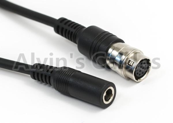Alvin's Cables 12 Pin Hirose to DC 12v Female Cable for GH4 Power B4 2/3"