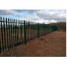 Buy cheap Powder Coated 2100mm Steel Palisade Fencing For Commercial Properties from wholesalers