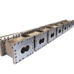 Plastic Double Screw Extruder Barrels With Corrosion Resistant WR13 Material