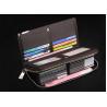 Buy cheap Anti-theft brush multi-position card bag male bank card set credit card holder large capacity long wallet for men from wholesalers