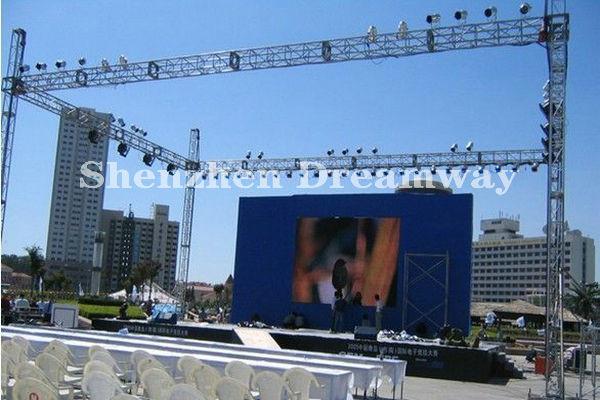 Buy cheap P10 Flexible Outdoor LED Screen Rental High Brightness For Advertising Board from wholesalers