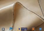 900℃ Highly Heat Resistant Silica Fabric 0.7mm Brown High Silica Cloth Satin