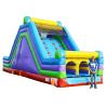 Buy cheap Blue Kids Sports Inflatable Rock Climbing Wall Games With Slide Double Stitching from wholesalers