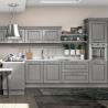 Buy cheap Contemporary Flat Panel Solid Wood Kitchen Cabinets With Sink And Quartz Stone Top from wholesalers