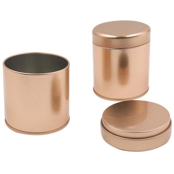 Buy cheap Round Tea Tin Cans Empty Iron Box For Food Packing from wholesalers