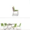 Buy cheap stackable armless sled frame chair from wholesalers