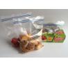 Buy cheap Double zipper bpa free food grade liquid plastic breast milk storage bags, food double zip lock plastic packaging bags from wholesalers
