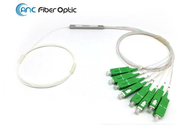Buy cheap PON Networks Fiber Optic Coupler Splitter 1x8 Mini Tube Colored Or White from wholesalers