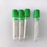 Buy cheap SST Sodium Heparin Green Top Tube Non Toxic Pyrogen Free Eco Friendly from wholesalers