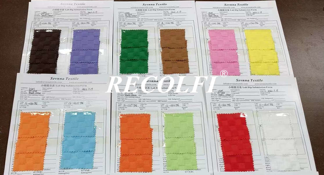 Recycled Polyester Activewear Knit Fabric Sport Bra Material 240gsm
