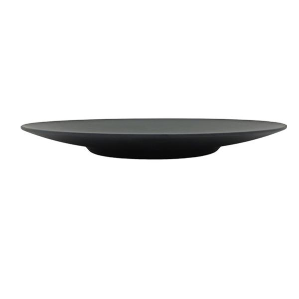 Buy cheap Camping Matte Black Melamine Salad Plate 14'' Non Toxic Round from wholesalers
