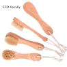 Buy cheap Kolinsky Hair Natural Boar Bristle SPA Facial Brush Organic Bamboo Massage Bath Brush from wholesalers