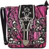 Buy cheap Camouflage Rhinestone Cross Pistol Buckle Western Crossbody Handbags Cowgirl Country Studded Purse Women Single Shoulder from wholesalers
