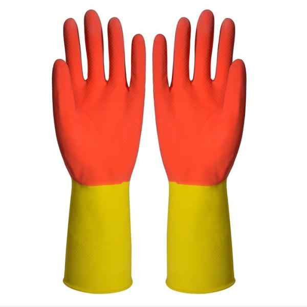 Buy cheap Durable Household Kitchen Rubber Gloves For Cleaning And Dishwashing from wholesalers